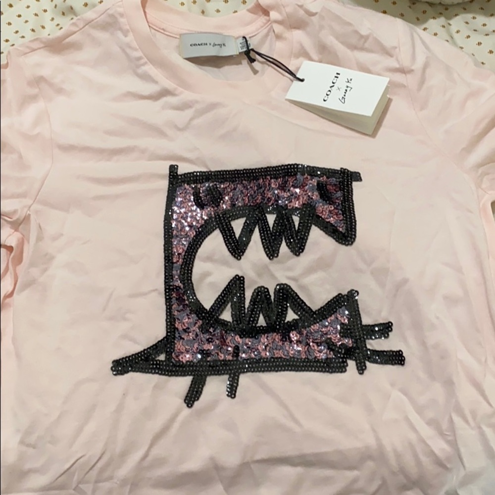 Coach x Guangzhou Yu blush pink top